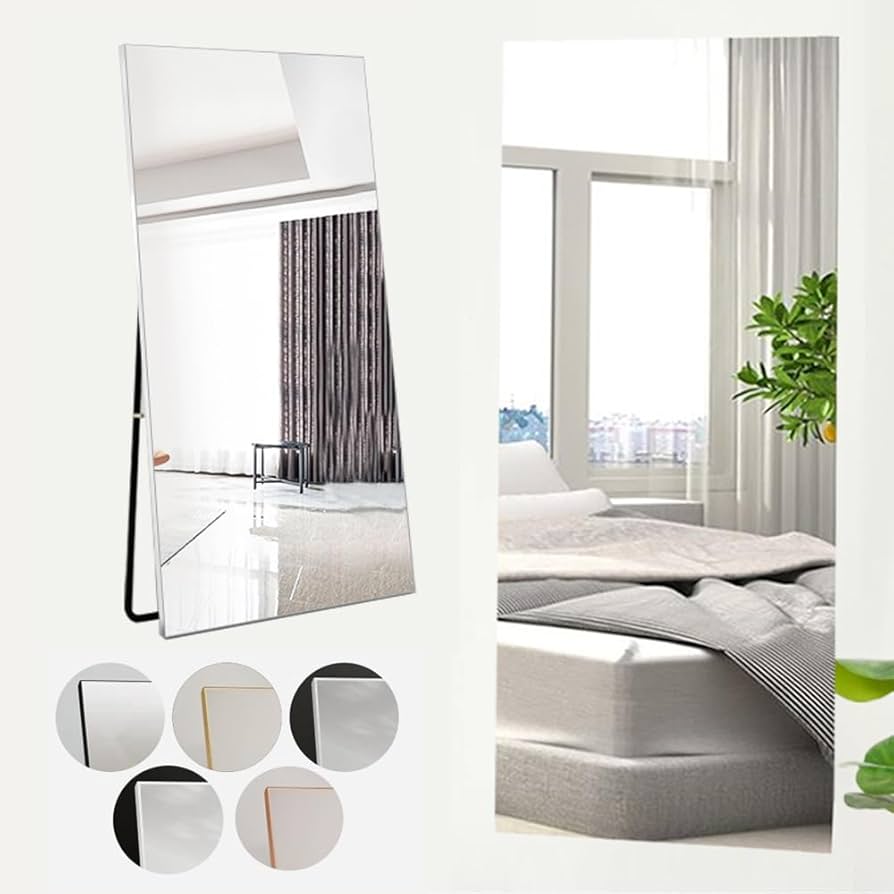 Amazon.co.jp: ミラエート 全身鏡 姿見 スタンドミラー 壁掛け